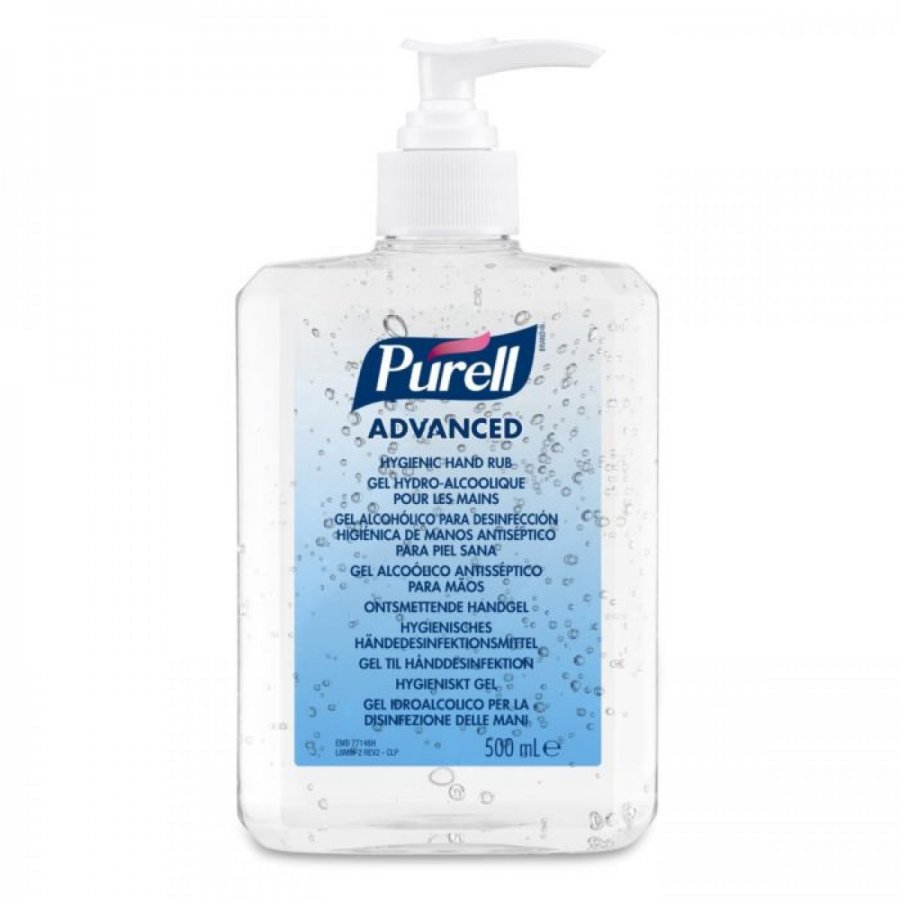 PURELL® ADVANCED Αντισηπτικό-Απολυμαντικό χεριών, 500ml μπουκάλι με αντλία, 1 τεμάχιο
